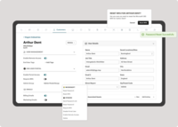 Screenshot of Syncro automating Entra ID tasks and admin work including user syncs, password resets, and license billing.