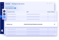 Screenshot of Application Control - total intercepted applications
