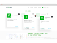 Screenshot of Companies can promote their job for 7 days on staff.am’s front page.