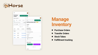 Screenshot of - Purchase Orders
- Transfer Orders
- Stock Takes
- Fulfillment Tracking
