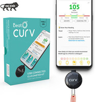 Screenshot of Curv Glucometer Device