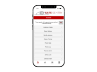Screenshot of Adding Visitors — Sentry Solo also extends to visitor access. Users add their visitors' names and phone numbers within the app, categorizing them as permanent or temporary. The system automatically sends a text to the visitor, containing a unique 5-digit access code specific to that visitor. Permanent visitors always have access, while temporary visitors' codes expire as set by the user.