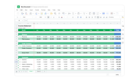 Screenshot of the on-premise online spreadsheet that delivers secure, real-time collaboration without compromising data privacy.