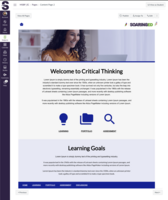 Screenshot of a sample Course Content Page which leverages Loree's own in-build icon library.