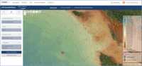 Screenshot of an analysis of metocean conditions