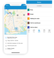 Screenshot of Task assign nearest