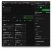 Screenshot of Greymatter's out-of-the-box NOC/SOC-like dashboard for full network visibility and management.