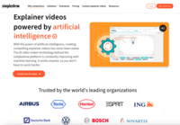Screenshot of AI video maker