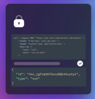 Screenshot of how Strac protects data on AWS, Azure & GCP using tokenization is a secure way to store sensitive data. Users can perform any operation on the tokenized data, e.g. search, display data on any website via our custom iFrames, send data to any endpoint (including third party partner) over HTTPS or SFTP.