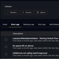 Screenshot of With Embrace Error Tracking, insights into every type of error by combining error logging with rich user play-by-plays are unlocked.