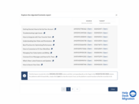 Screenshot of adjusting the mapping and refining the data migration path.