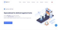Screenshot of GeeTest protects your websites and mobile apps from bad bot attacks with zero user friction.