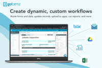 Screenshot of where to trigger the dispatch of pre-filled forms to teams in the field and automate business workflows.