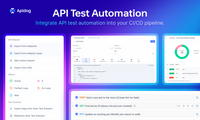 Screenshot of API test automation at Apidog.