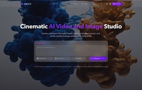 Screenshot of The official homepage of VioEvo, an AI video generator and image studio integrating top generative models for text, image, and video workflows.