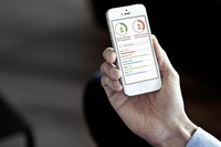 Screenshot of Opinurate dashboard reporting on mobile device