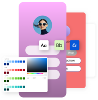 Screenshot of a Havola Public Page used to showcase a brand or business. Add links, products, and custom blocks. Personalize it with colors, fonts, profile image, and layout.