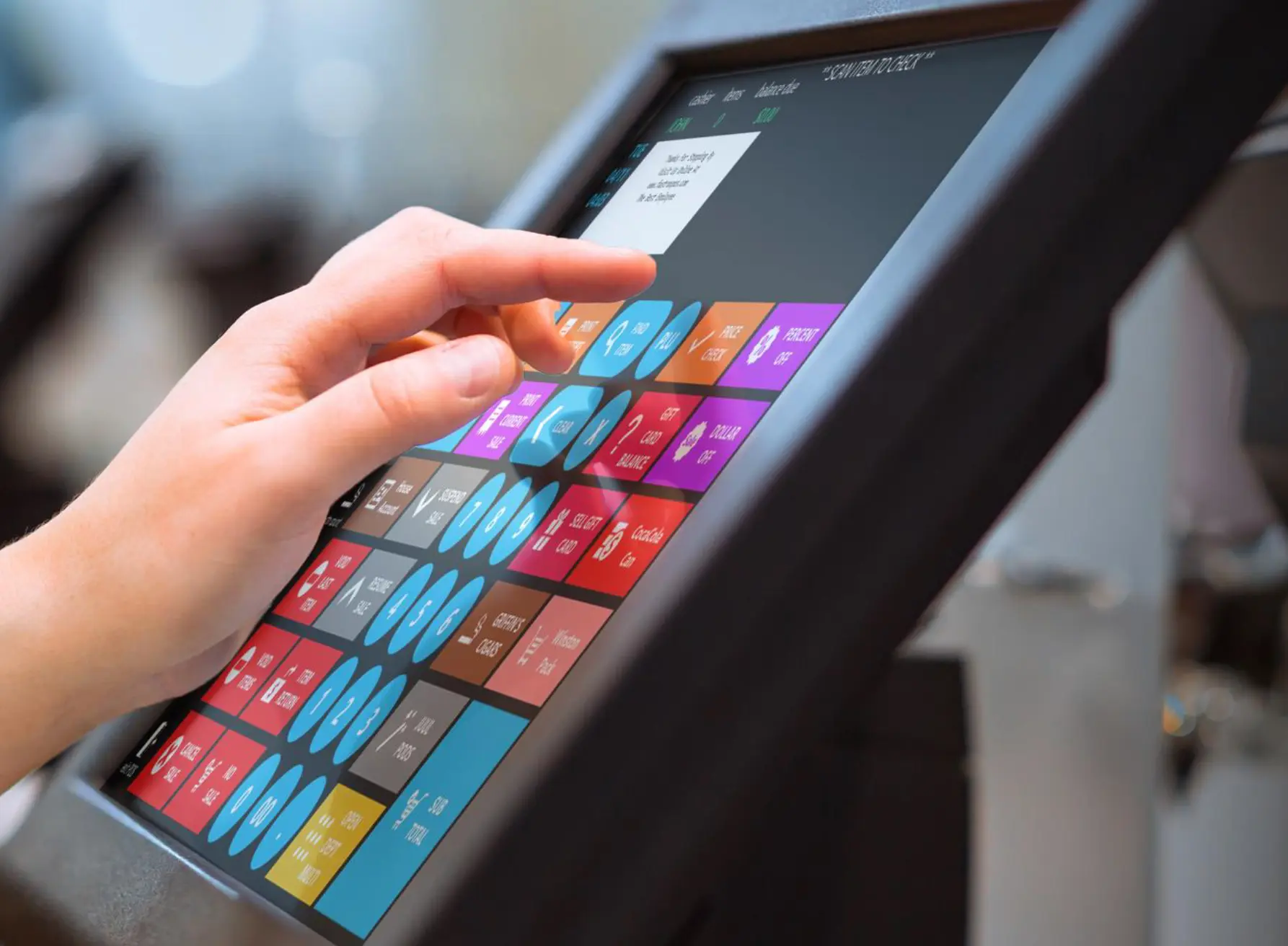 Screenshot of FTx POS User Interface