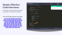 Screenshot of CodeSession live interview IDE