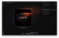 Screenshot of the Focus page, where today's tasks are displayed to minimize information exposure and increase immersion. Time can be tracked for each task, with statistics on how time today was spent on different goals or lists based on the time tracking information.