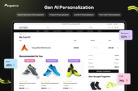 Screenshot of where Experro delivers hyper-personalized journeys by adapting content, products, and offers in real time.