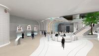 Screenshot of an immersive customer happiness center for the Ministry of Economy on HoloFair