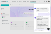 Screenshot of the AI assistant