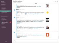 Screenshot of Slack Integration - Use Slack for managing your social with this integration