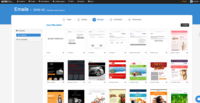 Screenshot of Email templates