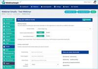 Screenshot of Set up custom reminders and emails to your attendees.