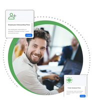 Screenshot of Built specifically for Google Workspace, Zenphi automates workflows across Gmail, Drive, Docs, Sheets, Chat, Calendar, and Google Admin. AI agents can support access reviews, user lifecycle management, and security-related workflows—without exporting data