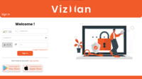 Screenshot of VizMan Login Page