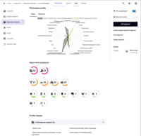 Screenshot of Partcipant segment analysis report