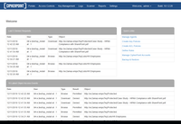 Screenshot of Dashboard
