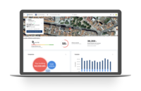 Screenshot of display of energy consumption and costs per location