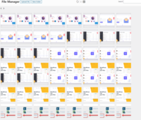Screenshot of File manager
