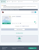 Screenshot of Scheduled Posting Tool
Onlypult publishes to all social media, including such popular platforms as Facebook, Instagram, Twitter, YouTube, TikTok, supports uploading photos and videos up to 100Mb, collecting data, organizes teamwork and much more.
