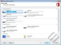 Screenshot of Data Recovery Wizard: Choose Drive