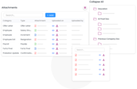 Screenshot of Qkrhr Employee Data Management