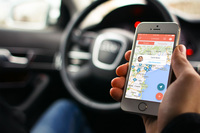 Screenshot of Never arrive late to a customer meeting thanks to the integrated maps.