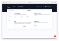 Screenshot of Status Page