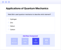 Screenshot of Active Authoring: Reduces authoring costs and speeds up content production with Active Avatar, the synthesized virtual instructor that explains new concepts. Active Atelier offers pre-created templates, and learner participation scenes can be enacted in Active Theatre.