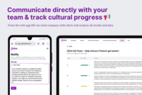 Screenshot of team communication