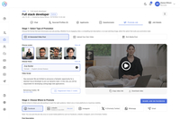 Screenshot of AI-POWERED JOB POSTING & PROMOTION - Get better reach and visibility, and attract a higher number of quality applicants through automated posting across job boards and AI-powered promotional video generation.