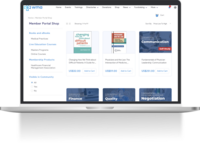 Screenshot of eCommerce/Fundraising
