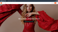 Screenshot of Woorise landing page builder