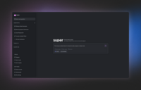 Screenshot of the Super Assistant homepage