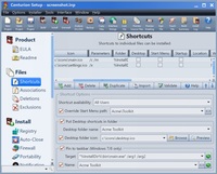 Screenshot of Shortcuts