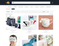Screenshot of SearchTap helps customize the search result page for your store.