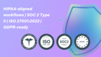 Screenshot of certifications